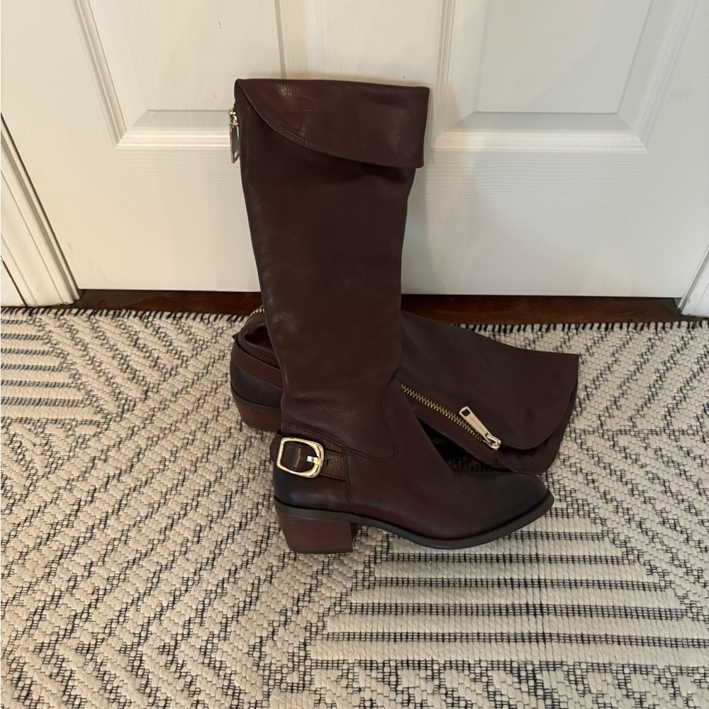 Vince Camuto Dark Brown Heeled Boots